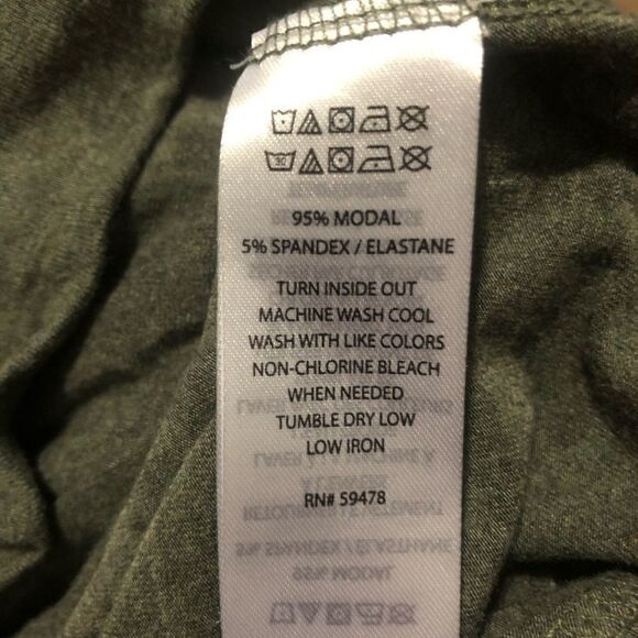 Mercer & Madison women’s size medium olive green/grey top 0055 - Picture 6 of 6